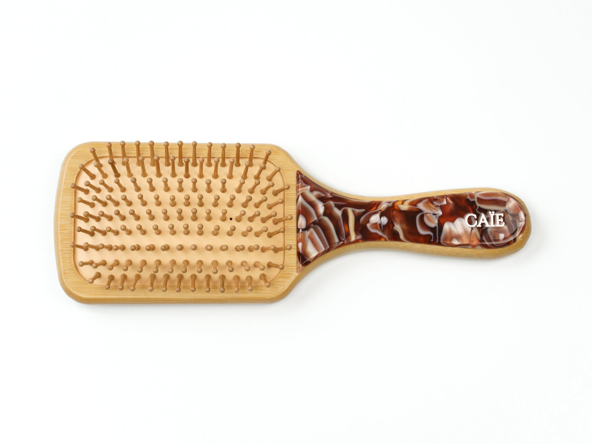 Escova de cabelo de bambu RECTANGULAR texturada CAÏE
